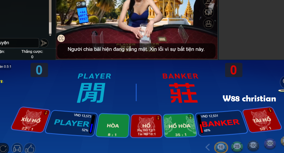 Baccarat tại W88 club Baccarat tại W88 club